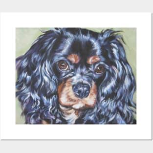 cavalier king charles spaniel fine art painting Posters and Art